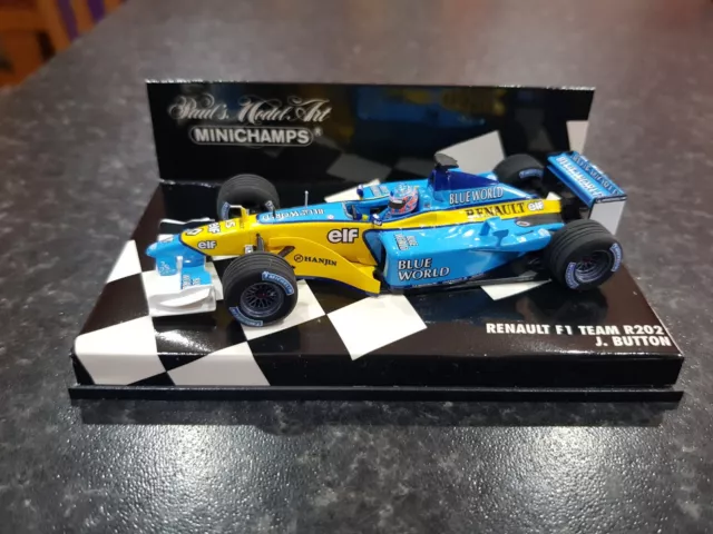 Minichamps 1/43 Renault F1 Team R202 J.Button.