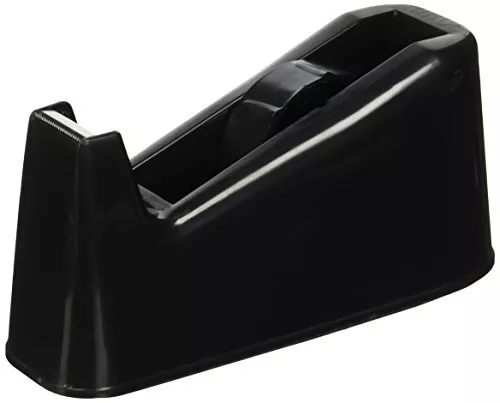 School Smart Tape Dispenser with Interchangeable 1 and 3 Inch Cores Black 3