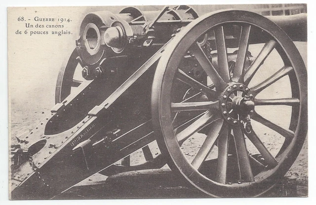 WW1 ORDNANCE BL 6inch 30 cwt Howitzer Field Gun Unused PC EUR 13,97