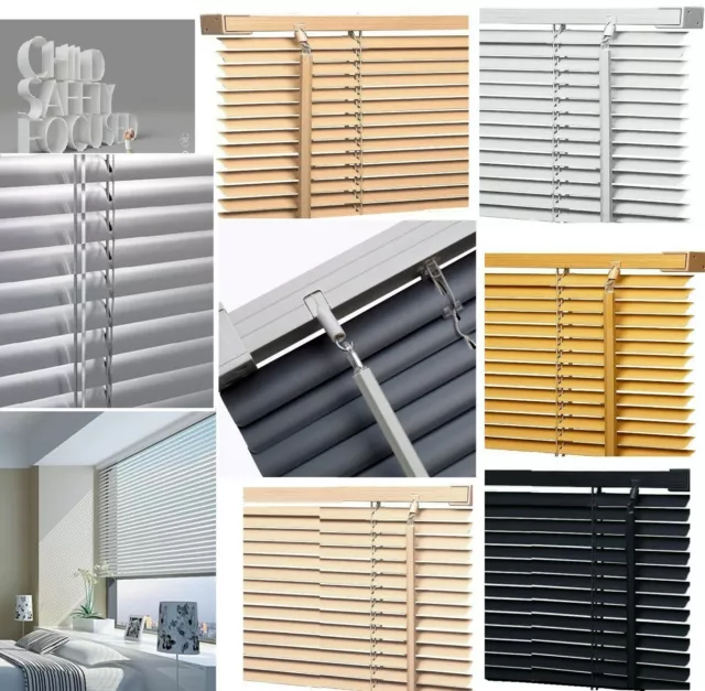 Pvc Venetian Blinds Easy Fit Trimable Home Office Window VENETIAN Blind All Size