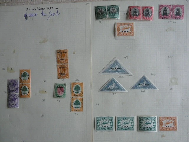 23 Timbres neufs South Africa (Afrique du Sud) triés années 1993 à 2000 - Collection