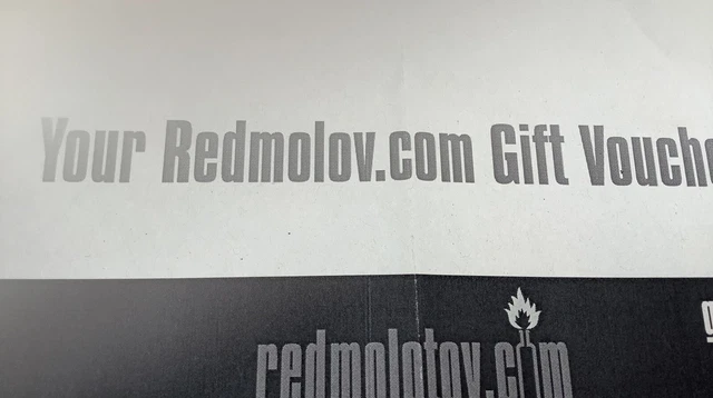 Redmolotov.com E-gift Voucher £20 T-shirts, Mugs, Hats, Home, Music, Politics
