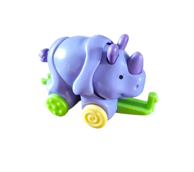Mattel Fisher Price Press N Go Amazing Animals Train Replacement Rhinoceros Toy 2