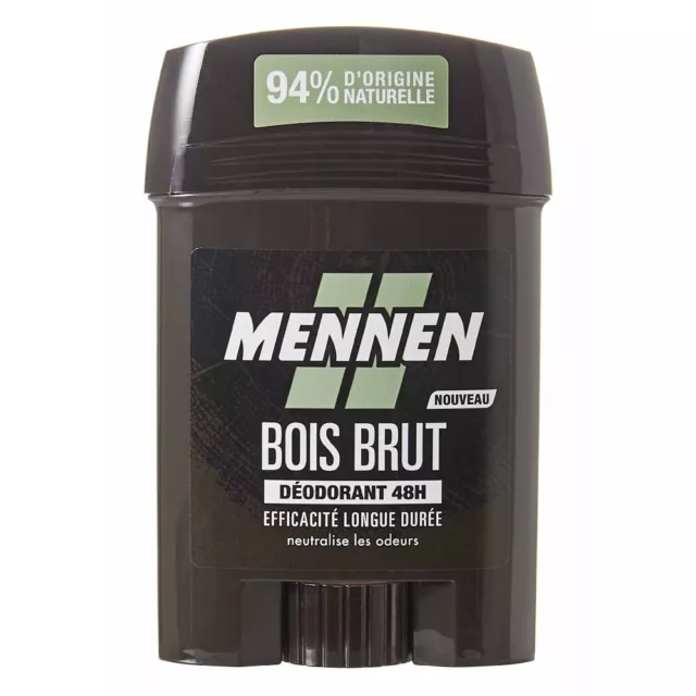 Lot de 3 déodorants stick MENNEN ( 50 ml x 3) bois brut