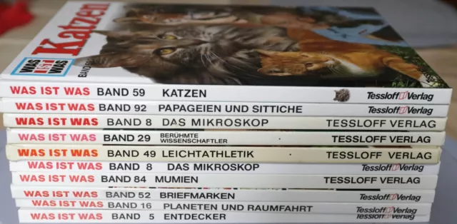 Sammlung Was ist was Bücher(10) Tessloff Verlag