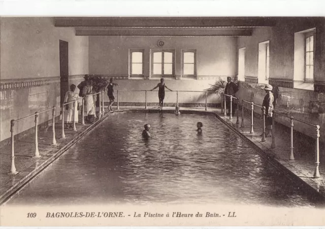 CPA-69- BAGNOLES-DE-L'ORNE - The swimming pool at bath time