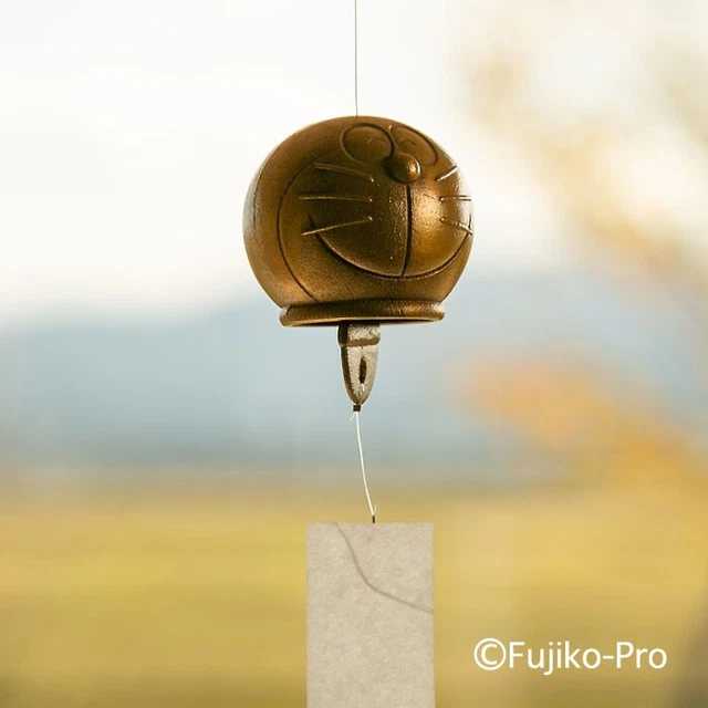 [Doraemon] Wind Bell Brass Top Brand NOUSAKU Made in Japan Beautiful tone