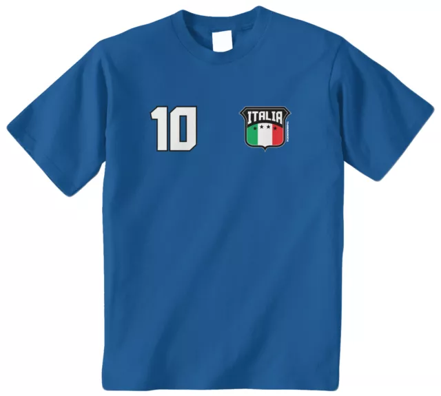 Threadrock Kids Team Italia Soccer Youth T-shirt Italy Italian Football