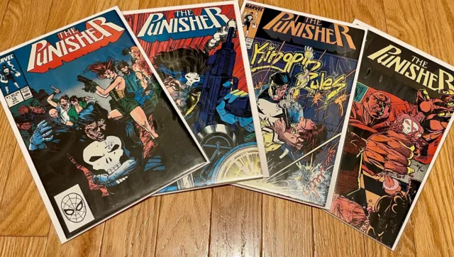 Marvel Comics Punisher (1987) 12 13 14 15 FN- to VF+ Portacio 4 Book Lot Kingpin