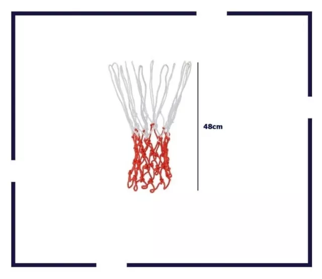 Rojo de Repuesto Trenzado Para Cesta Da Basket 48CM