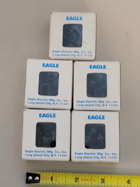 200 Eagle Insulated Staples No. 5 #264B Painted Brown 5 Boxes of 40