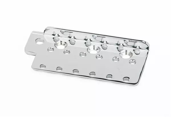 Genuine Fender AVRI American Vintage Strat/Stratocaster Bridge Plate - CHROME