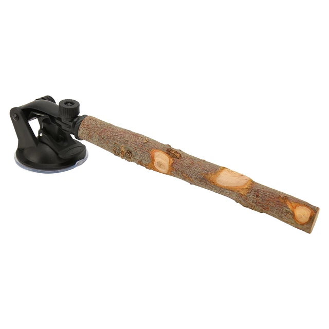 (25CM)Bird Standing Stick Prevent Slip Interactive Adjustable Durable Wood Bird