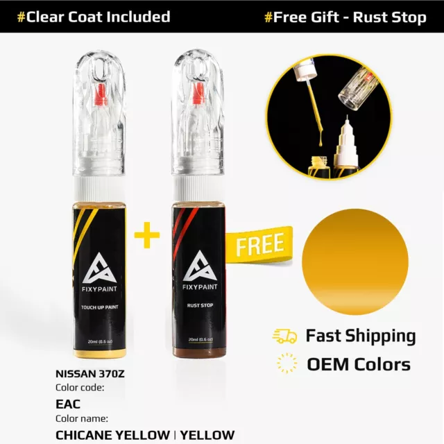 Car Touch Up Paint For NISSAN 370Z Code: EAC CHICANE YELLOW | YELLOW