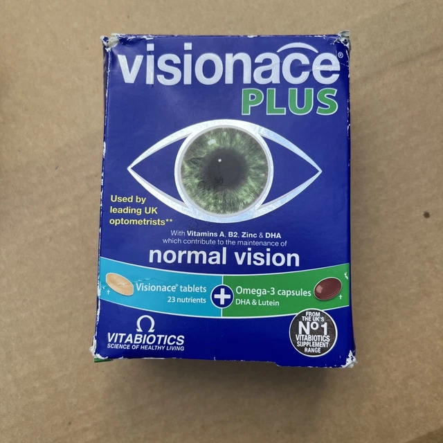 Visionace VITABIOTICS - VISIONACE Plus - For Healthy Eyes & Vision - 56 Tablets ...