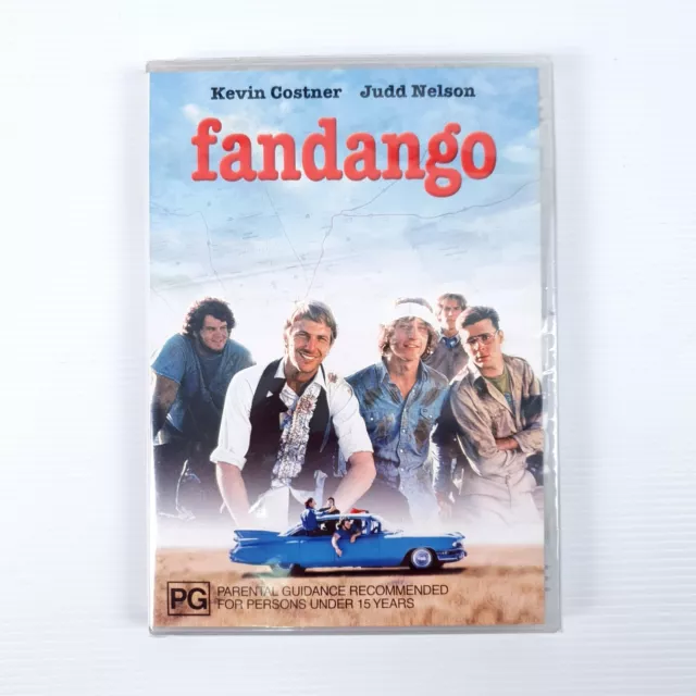 Fandango DVD New Sealed PAL Region 4 Kevin Costner Judd Nelson