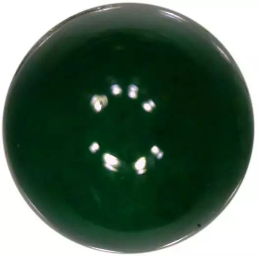 Natural Fine Deepest Green Emerald - Round Cabochon - Brazil - AAA Grade
