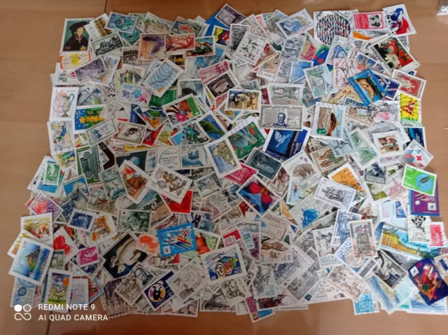 Gros lot 1000 timbres français