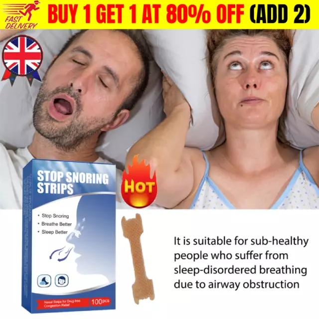 Nasal Strips Stop Snoring Help Breathe Better Easy Right Anti Snore Nose Strips