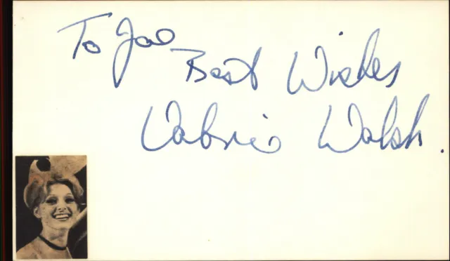 Valerie Walsh Actress Signed 3" x 5" Index Card