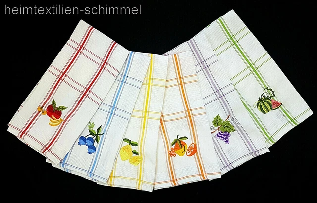 Geschirrtuch 2-tlg. Küchenhandtuch Küchentuch Handtuch Küche Baumwolle 50x70cm