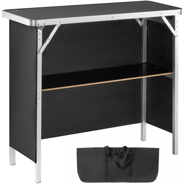 VEVOR Trade Show Display Podium Table Counter Stand 38.39"x15.16"x34.25" Folding