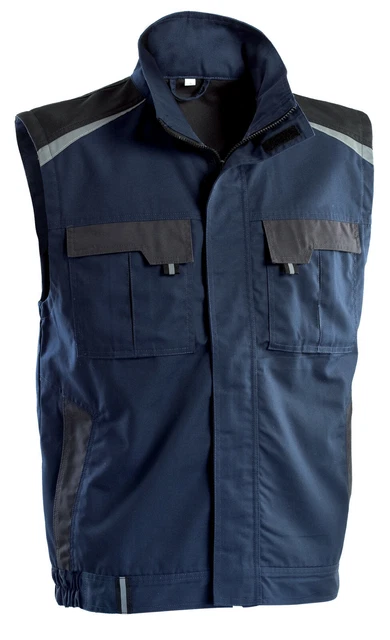 Smanicato Gilet Uomo Donna da Lavoro Piumino Giubbotto Giacca Giubbino con zip
