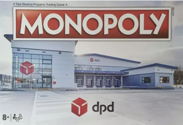 Hasbro Monopoly DPD Brettspiel seltene limitierte Sonderedition brandneu versiegelt