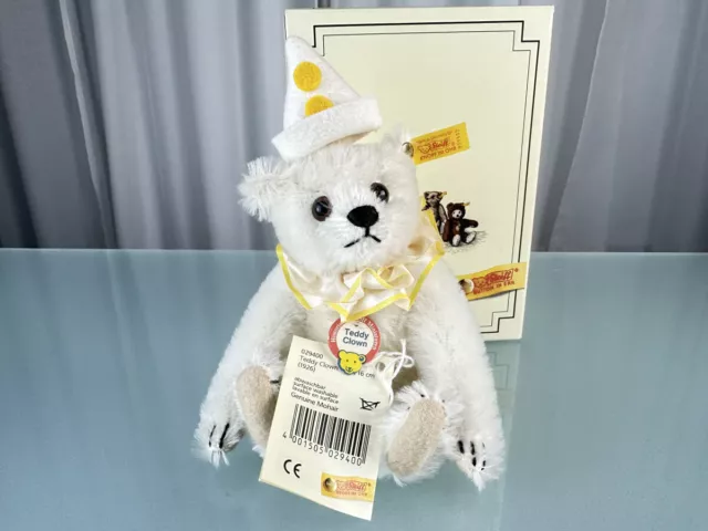 Steiff Tier 029400 Teddy Clown Bär 16 cm. Top Zustand  mit OVP