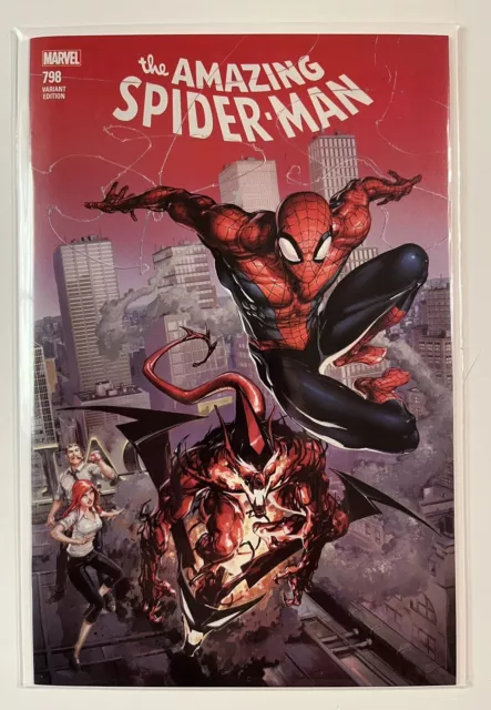 Amazing Spiderman 798 Clayton Crain Comicxposure Connecting Variant Red Goblin