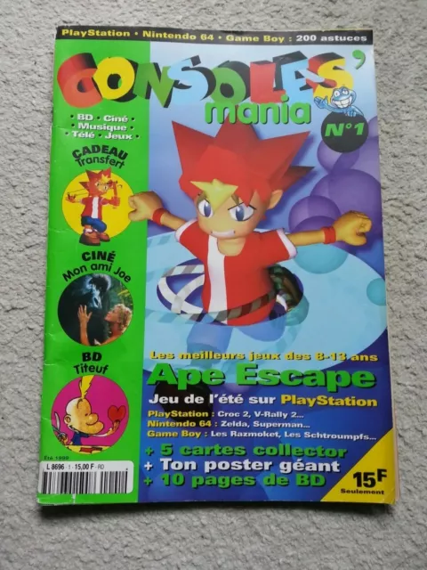 Magazine Consoles Mania n°1 en bon état