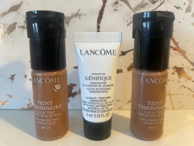 Lancôme Makeup Bundle Foundation Concealer Youth Activating Concentrate New