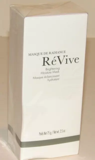 ReVive Brightening Moisture Mask 2.5 Oz 75 g Full Size NIB Masque de Radiance