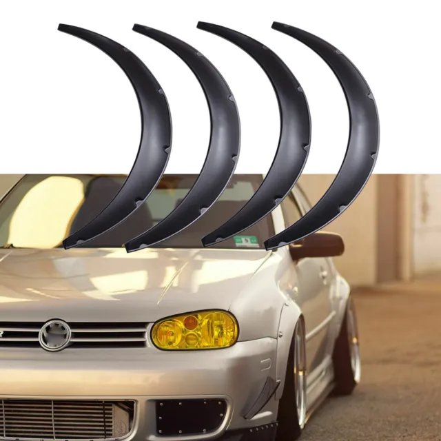 For VW Jetta GTI 4PCS Fender Flares Wheel Arches Extra Widebody Kit 4.5" x 35"