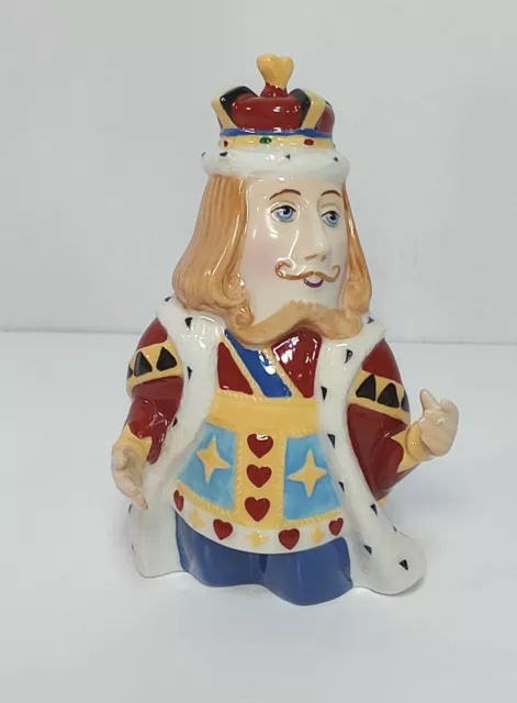 Dept 56 Alice in Wonderland King Of Hearts Figure The Candle Crown Collections