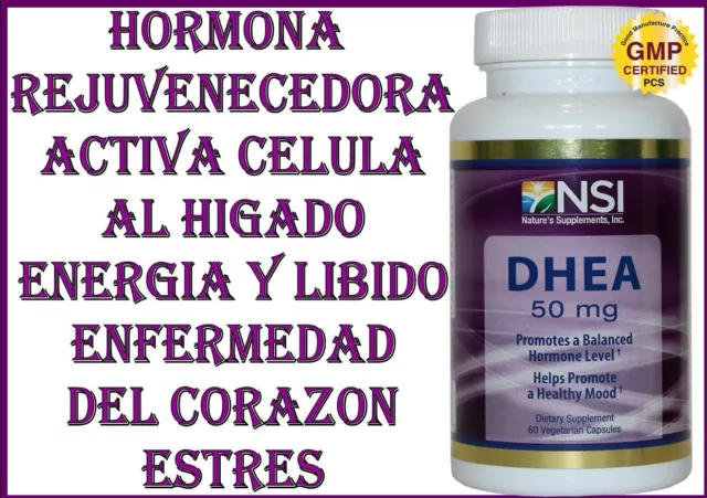 D-H-E-A 50mg  (100% Natural ) HOMBRE Y MUJER-