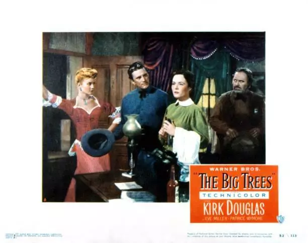 The Big Trees Lobby Card Patrice Wymore Kirk Douglas Eve Miller  OLD MOVIE PHOTO