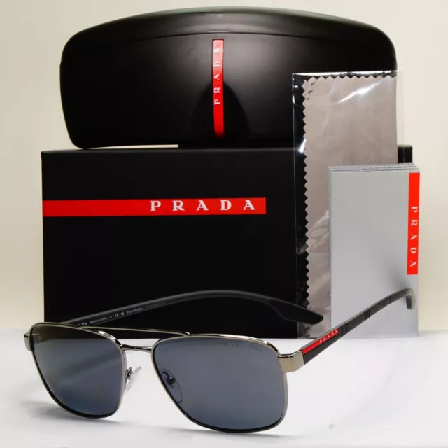 PRADA BLACK SHIELD Sunglasses Chameleon Rossa Wrap Visor Sailing SPS 03X DG0 08F 159.00 PicClick UK