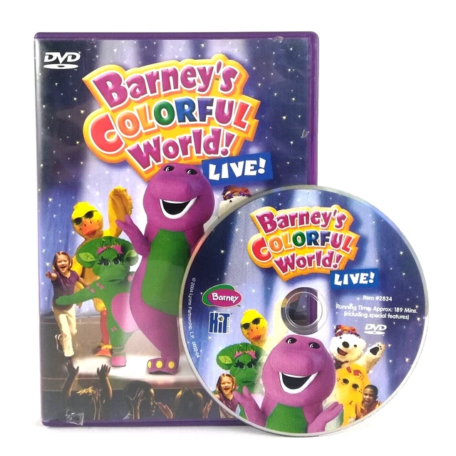 BARNEY S COLORFUL WORLD Live DVD 2004 HiT Barney The Purple Dinosaur 13 99 PicClick barney-s-colorful-world-live-dvd-2004-hit-barney-the-purple-dinosaur-13-99-picclick