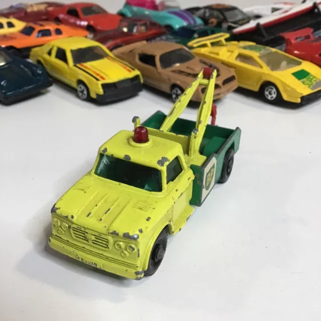 Matchbox Regular Wheels #13 Yellow Bp Dodge Tow Wreck Wrecker Truck 1/64 England Matchbox Regular Wheels #13 Yellow Bp Dodge Tow Wreck Wrecker Truck 1/64 England