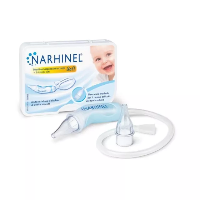 GSK narhinel - soft nasal aspirator for ear infections and sinusitis