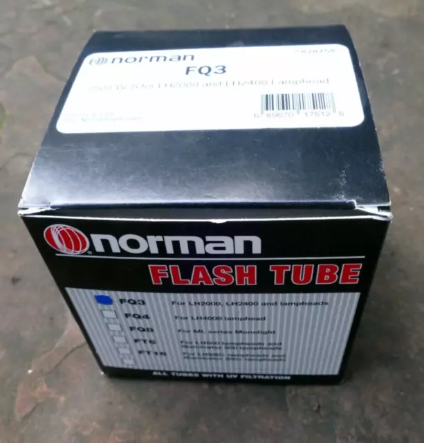 NORMAN FQ3 FLASH TUBE for LH2000 LH2400