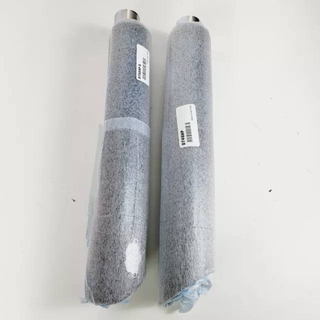 Vance & Hines 3" Round Twin Slash Black Softail Slip-On Mufflers 46841