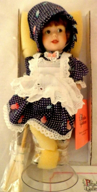 Paradise Galleries Porcelain Doll Treasury Collection COA SATURDAY'S CHILD New