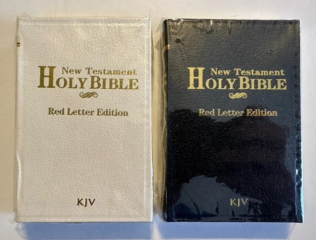 Holy Bible Pocket Miniature New Testament KJV Red Letter Edition LOT OF 36