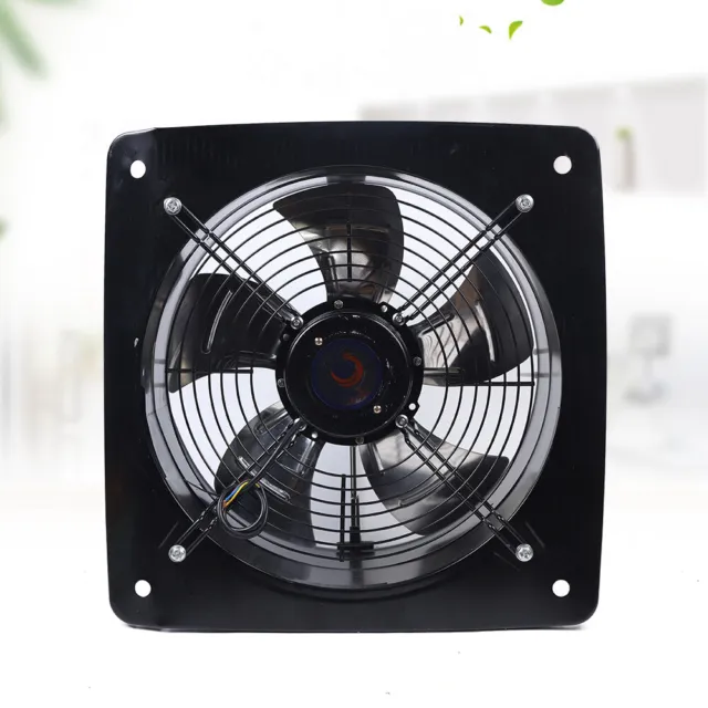 Industrial Electric Ventilating Extractor Fan Square Design Metal Body 2800r/min