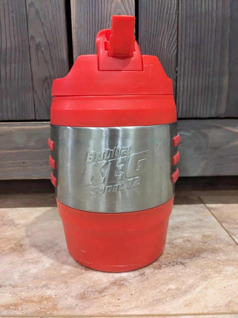 Bubba Keg 72 oz. Foam Insulated Double Wall Sport Water Jug Stainless Steel Red