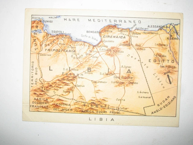 Franchigia Militare:carte Geografiche Libia-Vg-Timbri Vari-Comand 23 Artiglieria