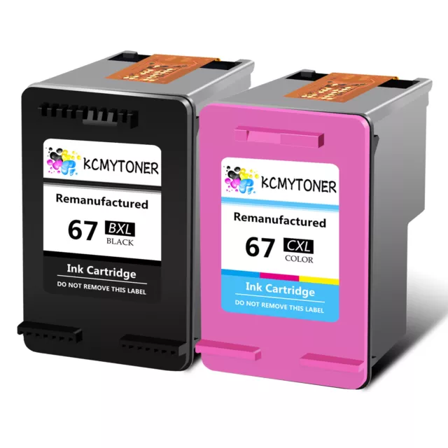 Generic Ink Cartridge 67XL Black Colour FOR HP ENVY 6052 6055 DeskJet 1255 2722