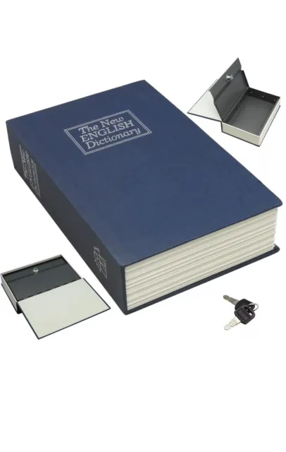 Dictionary Hollow Book Safe Diversion Secret Stash Booksafe Lock & Key Medium NA 3